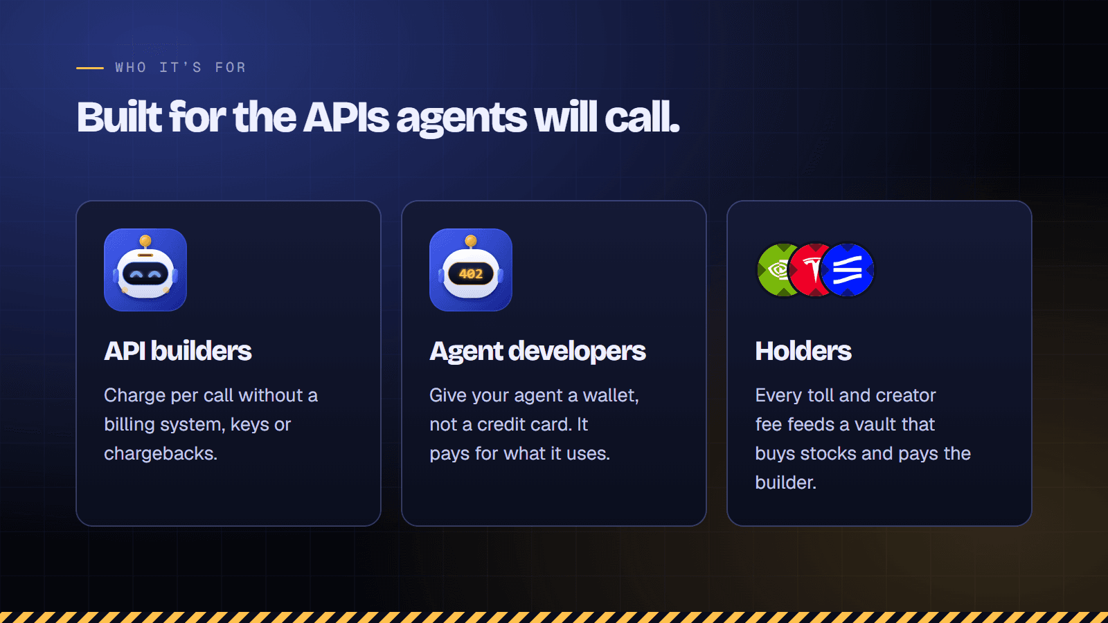 Who Callo is for: API builders and AI agents